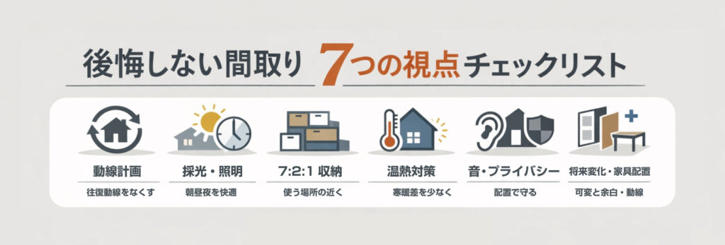 家づくり７つのチェックリスト